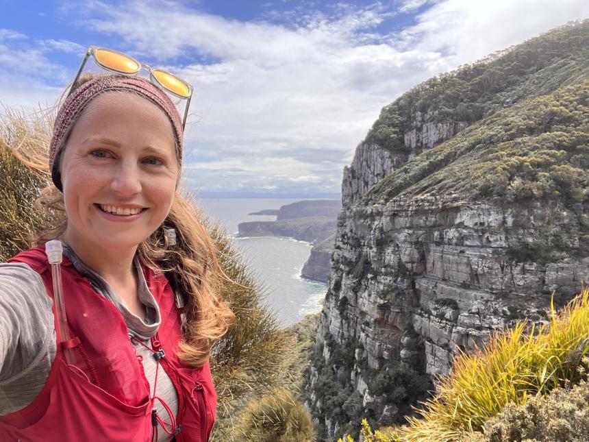 Kristina Ceres in Tasmania.